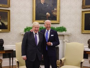 İngiltere Başbakanı Boris Johnson, ABD Başkanı Biden ile görüştü