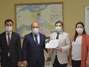 Bebek ve Anne dostu hastaneye teşekkür belgesi