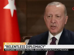 Cumhurbaşkanı Erdoğan, CBS televizyonuna konuştu