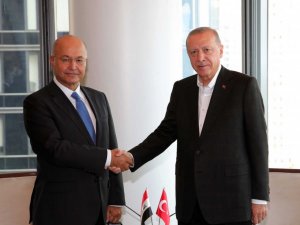 Cumhurbaşkanı Erdoğan, Irak Cumhurbaşkanı Salih ile görüştü