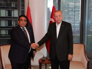 Cumhurbaşkanı Erdoğan, Libya Başkanlık Konseyi Başkanını kabul etti