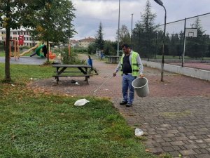 Temiz şehir Düzce sloganına yakışır şekilde çalışıyorlar