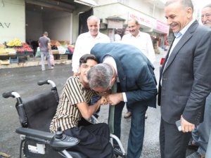 Başkan Kuş sahada çalışmaları yerinde inceliyor