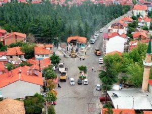 Isparta’da Gülcü mahallesine yeni meydan düzenlemesi