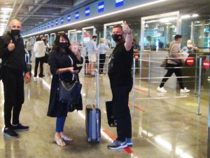 Bir yıl aradan sonra ilk İngiliz turist kafilesi geldi