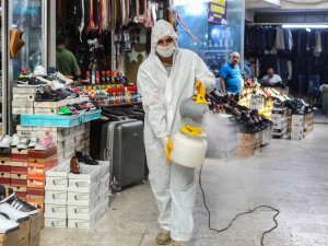 18 ayda 78 bin 200 kez dezenfeksiyon, 1 milyon 912 bin 220 kez ilaçlama yapıldı