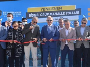 Diyarbakır’ın hızla büyüyen ilçesinde grup yolu açılışı