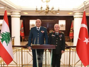 Genelkurmay Başkanı Orgeneral Güler, Lübnanlı mevkidaşı Korgeneral Aoun’u ağırladı