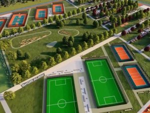 Eyyübiye’de devasa Millet Bahçesinin yapımı sürüyor