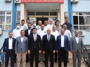 Milletvekili Erdoğan’dan Araban Kaymakamı Sevgili’ye hayırlı olsun ziyareti