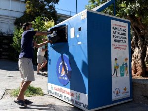Kaleiçi’nde ambalaj atıklarında yeni dönem