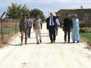 Akçakale’de kış öncesi kırsalda yol atağı