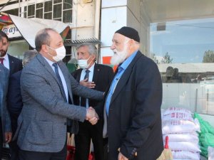 Naim Karataş Horasan’da vatandaşlarla bir araya geldi