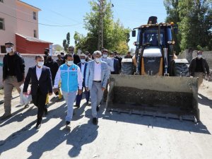 Vali Bilmez, selin etkili olduğu mahalleleri inceledi