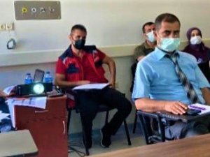 Erzincan Kemah İlçe Hastanesi’nde HAP masa başı tatbikatı gerçekleştirildi
