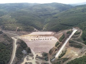 Bilecik Pazaryeri Dereköy Barajı’nda çalışmalar devam ediyor