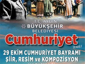 Aydın Büyükşehir, Cumhuriyet temalı resim ve şiir yarışması düzenledi