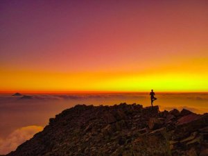 Uludaz Tepesi’nde gün batımı şöleni