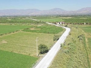 Büyükşehir’in çalışması ile Pirlibey-Hamzallı yolu güvenli hale geldi