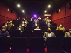 Kilis protokolü "Akif" filmini izledi