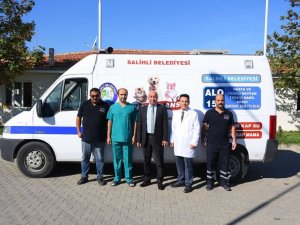 Salihli’de hayvan ambulansı “Haybulans” hizmete girdi