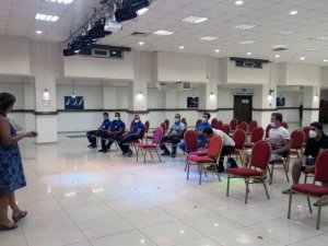 Büyükşehir çalışanlarına Covid-19 aşı teşviki eğitimi