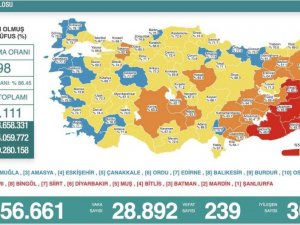Son 24 saatte korona virüsten 239 kişi hayatını kaybetti