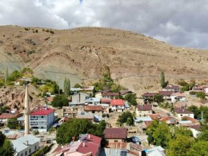 Köyü tehdit eden kayalardan çelik set koruyor