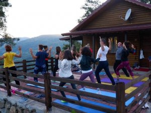 Ihlamur Teras’ta yoga kampı ilgi gördü