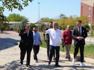 Aydın Milletvekili Rıza Posacı Spor Bilimleri Fakültesi’ndeki çalışmaları yerinde inceledi