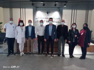 Covit-19 birimleri denetlendi