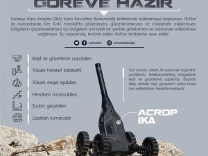 İnsansız kara araçları TSK’da kullanılmaya başlandı