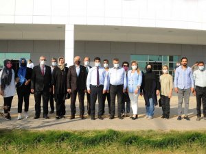 AK Parti Aydın heyeti ADÜ Hastane Başhekimi Bozbaş ile görüştü