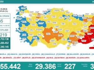 Son 24 saatte korona virüsten 227 kişi hayatını kaybetti