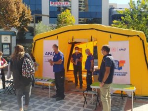 AFAD Nazillili vatandaşları afetlere karşı bilinçlendiriyor