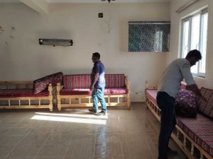 Suruç’ta taziye evlerindeki halılar kaldırıldı