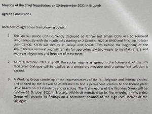 Kosova ile Sırbistan arasındaki plaka krizinde anlaşma sağlandı