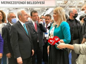 Kılıçdaroğlu, Merkezefendi Belediyesi’nin standında