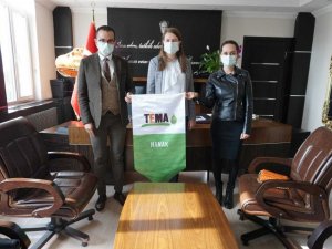 TEMA’dan Kaymakam Fatma Turhan Keser’e “hayırlı olsun” ziyareti