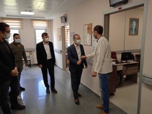Yılmaz, Çilimli Entegre hastanesinde inceleme