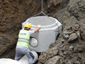 Canik’teki ‘yağmur suyu kolektör hattı’ tamamlandı