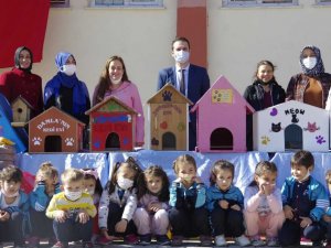 Sokak hayvanları için yuva yaptılar