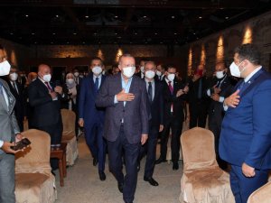 Cumhurbaşkanı Erdoğan Uluslararası Demokratlar Birliği heyetini kabul etti