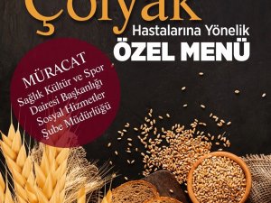 Çölyak hastası öğrencilere özel menü
