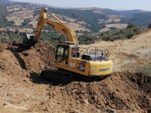Yeniköy HİS Göletinde temizlik ve bakım başladı