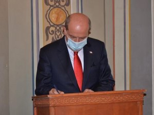 KKTC Cumhurbaşkanı Tatar’dan Ertuğrul Gazi Türbesi’ne ziyaret