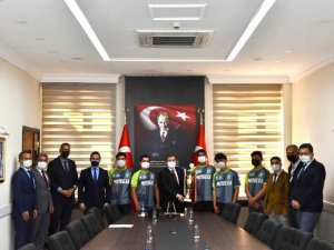 GALE 48 ekibi Vali Tavlı’yı ziyaret etti