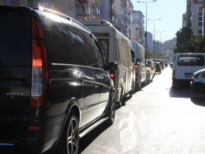 Aydın’da İstanbul trafiğini aratmayan görüntüler