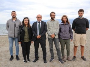 Hersek Lagününde batık gemi keşfedildi