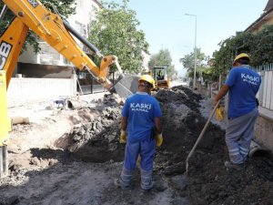 KASKİ, ekonomik ömrünü tamamlamış hatları yeniliyor
